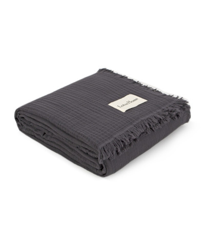Покривало Lotus Home - Napa muslin anthracite 200*220