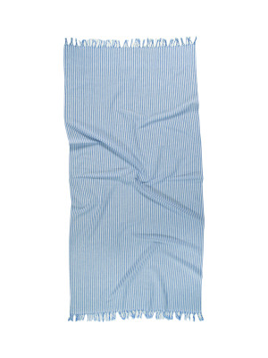 Рушник Lotus Home Pestemal - Argosa stripe 85*175 blue синій