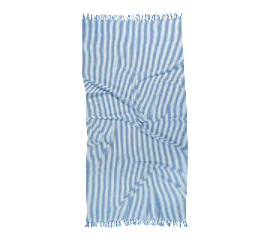 Рушник Lotus Home Pestemal - Argosa stripe 85*175 blue синій