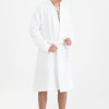 Халат-кімоно unisex Lotus Home - Bold Microcotton white махровий L