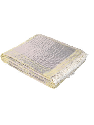 Покривало Lotus Home - Checked Madras сірий 190*225