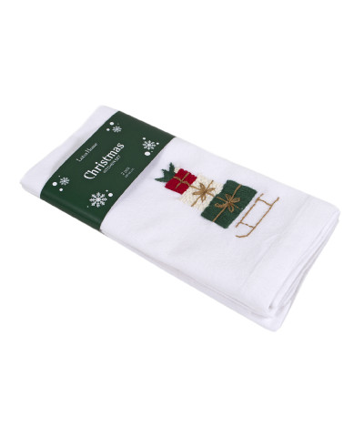 Набір столових серветок Lotus Home - Christmas Present 48*48 (2 од)