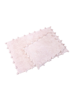 Набір килимків Irya - Alya pembe рожевий 60*90+40*60