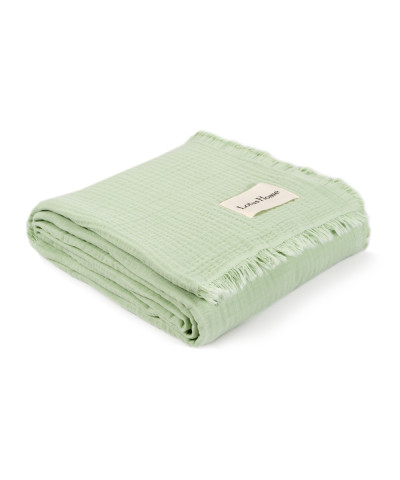 Покривало Lotus Home - Napa muslin pistachio 200*220