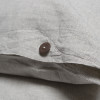 Простирадло з наволочками Lotus Home Washed Cotton - Light antracite 270*270