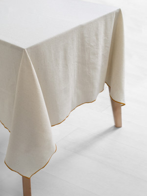 Скатертина Lotus Home - Toursa гірчичний 150*220