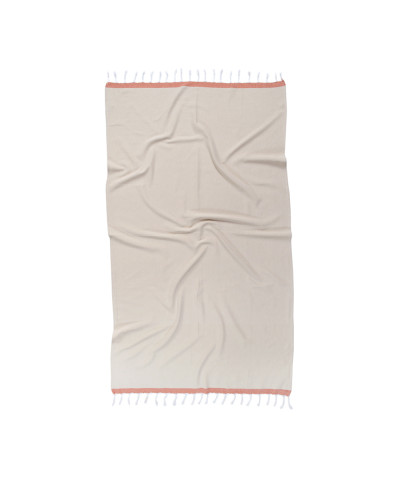 Рушник Barine Pestemal - Basak 95*165 Beige-Orange бежевий-помаранчевий