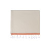 Рушник Barine Pestemal - Basak 95*165 Beige-Orange бежевий-помаранчевий