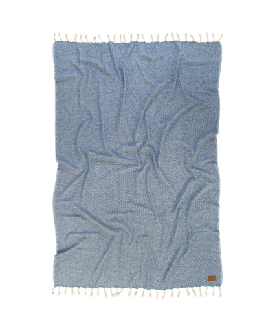 Плед-накидка Barine - Wool Basket indigo синій 120*175