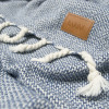 Плед-накидка Barine - Wool Basket indigo синій 120*175