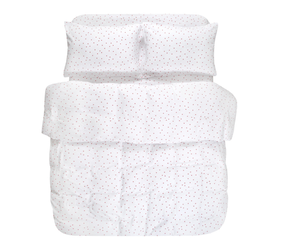 Постільна білизна muslin Lotus Home - Molly Heart полуторний