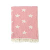 Плед-накидка Barine - Stars Throw pembe рожевий 130*170