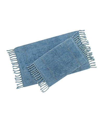 Набір килимків Irya - Paloma denim синій 60*90+40*60