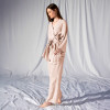 Домашній одяг Penelope - Serli uzun kollu kimono somon лососевий S-M
