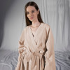 Домашній одяг Penelope - Serli uzun kollu kimono somon лососевий S-M