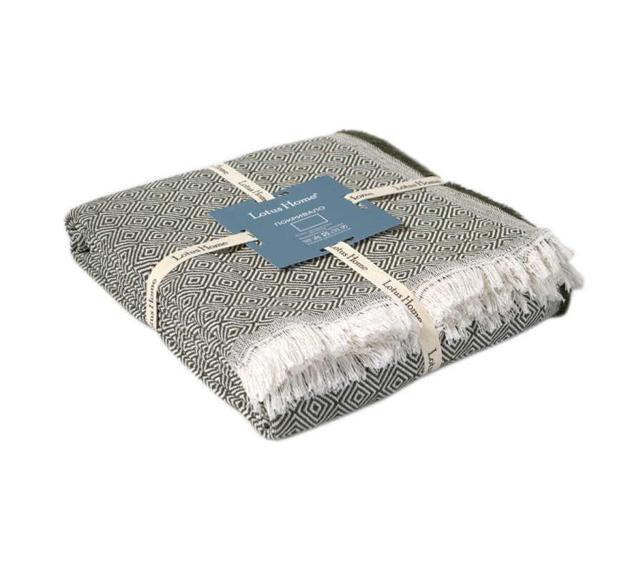 Покривало Lotus Home - Roina khaki хакі 220*240