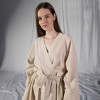 Домашній одяг Penelope - Serli uzun kollu kimono ekru молочний S-M