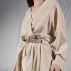 Домашній одяг Penelope - Serli uzun kollu kimono ekru молочний S-M
