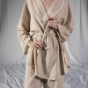 Домашній одяг Penelope - Serli uzun kollu kimono ekru молочний S-M
