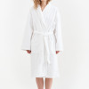 Халат махровий unisex Lotus Home - Basic Line white S