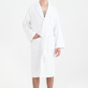Халат махровий unisex Lotus Home - Basic Line white S