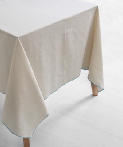 Скатертина Lotus Home - Toursa блакитний 150*220