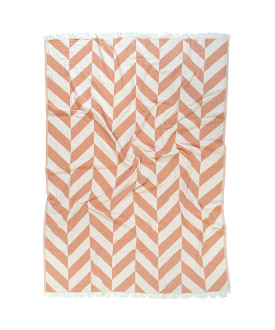 Плед-накидка Barine - Fishbone Throw Orange 130*180