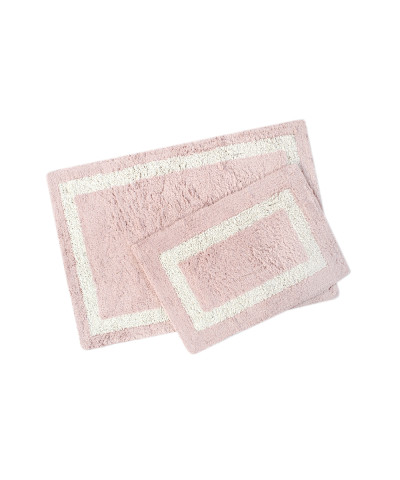 Набір килимків Irya - Liberte pembe рожевий 60*90+40*60