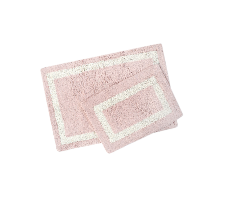 Набір килимків Irya - Liberte pembe рожевий 60*90+40*60