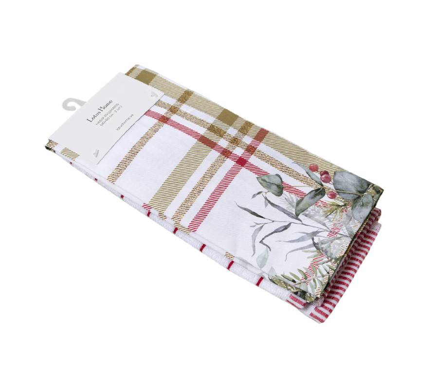 Набір рушників Lotus Home - Holiday Greenery 40*60 (2од.)