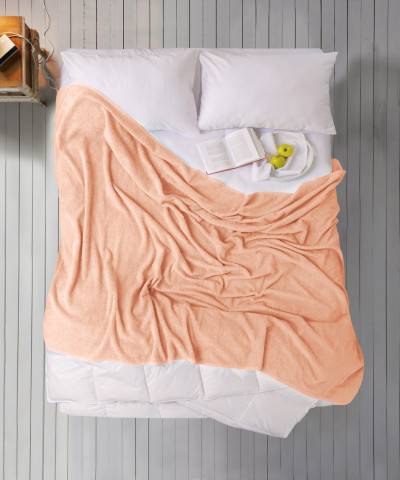 Простирадло Iris Home махрове - Peach 190*220