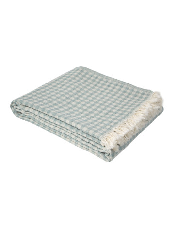 Покривало Lotus Home - Checked Gingham зелений 190*225