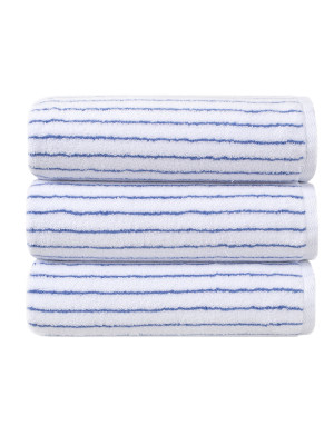Рушник Lotus Home Готель Premium - Microcotton Stripe White-Blue 70*140 550 г/м²