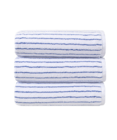 Рушник Lotus Home Готель Premium - Microcotton Stripe White-Blue 70*140 550 г/м²
