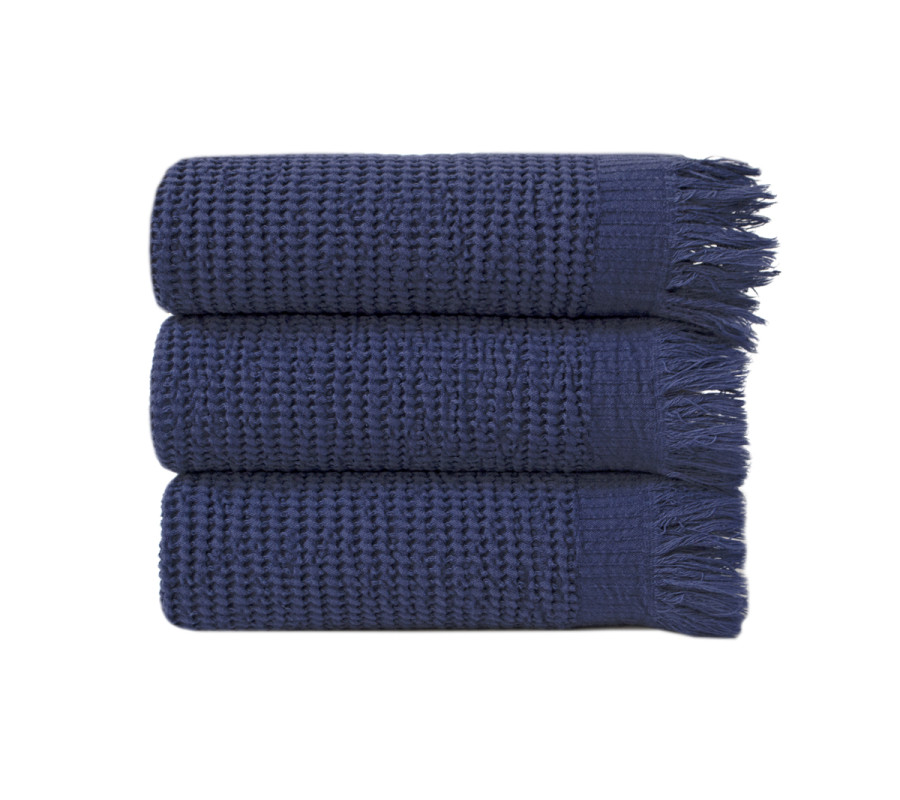 Рушник Lotus Home - Rius navy синій 50*100