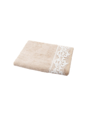 Рушник бамбуковий Maxstyle - Damask кавовий 50*90
