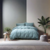 Постільна білизна Lotus Home Washed cotton - Kansas блакитний євро
