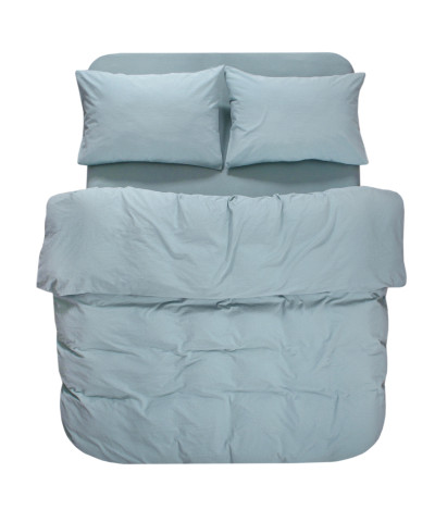 Постільна білизна Lotus Home Washed cotton - Kansas блакитний євро