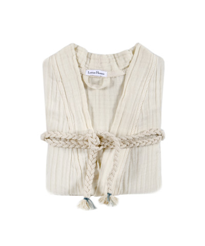 Халат Lotus Home - Nitra muslin blue S/M