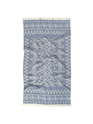 Рушник Barine Pestemal - Kilim 90*160 Denim синій