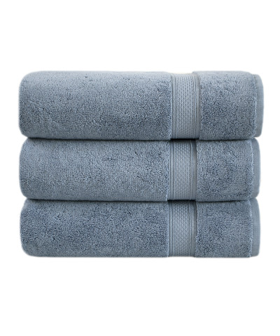 Рушник махровий Lotus Home - Grand soft twist denim денім 50*90