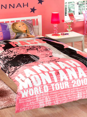 Постільна білизна Tac Disney - Hannah Montana Star 160*220 підліткове