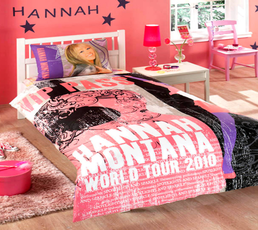 Постільна білизна Tac Disney - Hannah Montana Star 160*220 підліткове