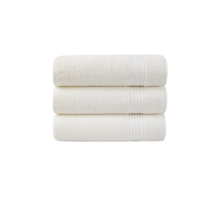 Рушник Karaca Home - Daily Soft offwhite молочний 70*140