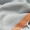 Рушник Barine Pestemal - Basak 95*165 Light Grey-Orange сірий-помаранчевий