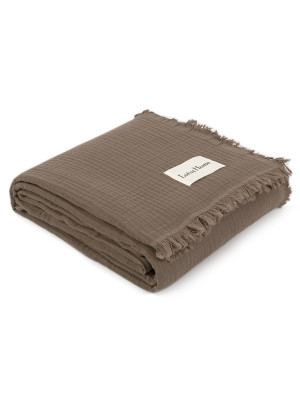 Покривало Lotus Home - Napa muslin brown 200*220 Покривало Lotus Home - Napa muslin brown 200*220