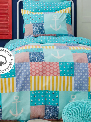 Постільна білизна Nautica Home - Patch ранфорс підлітковий