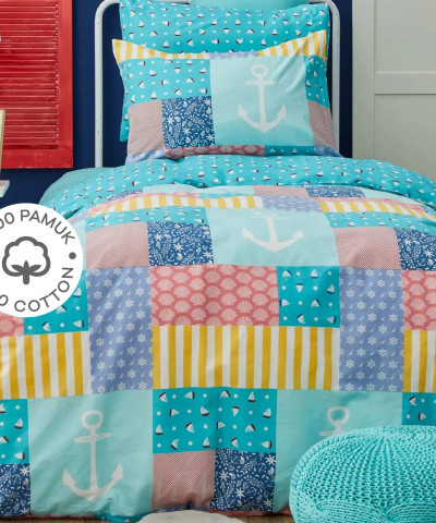 Постільна білизна Nautica Home - Patch ранфорс підлітковий