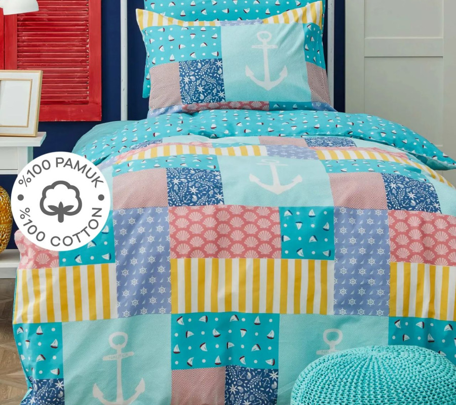 Постільна білизна Nautica Home - Patch ранфорс підлітковий