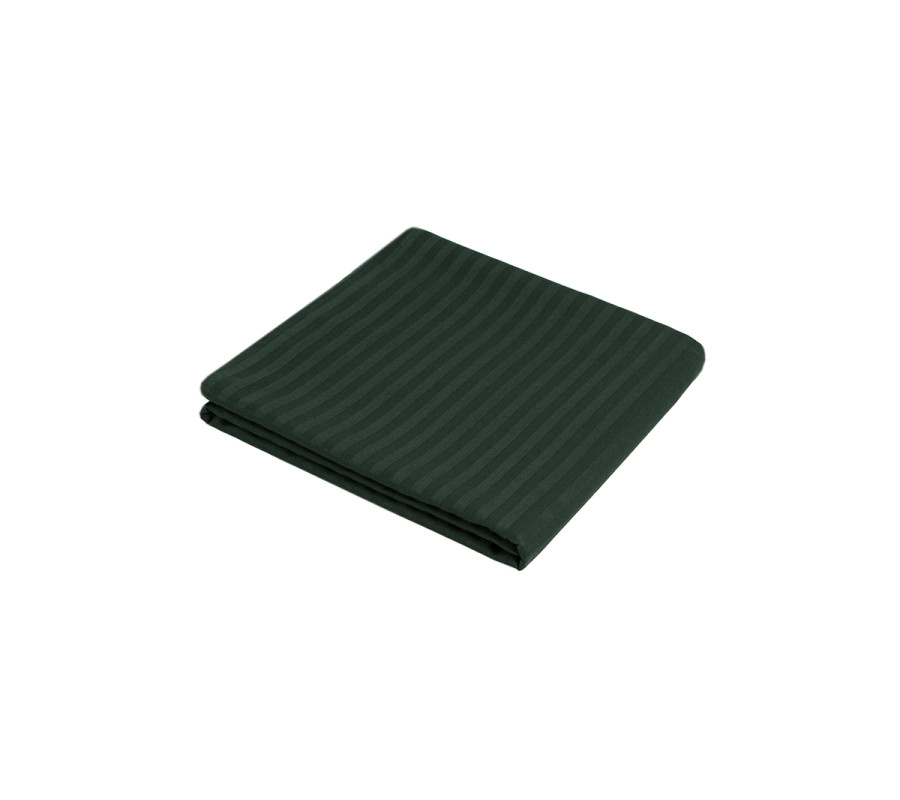 Простирадло Iris Home Готель - Сатин Страйп 1*1 смарагд 240*260